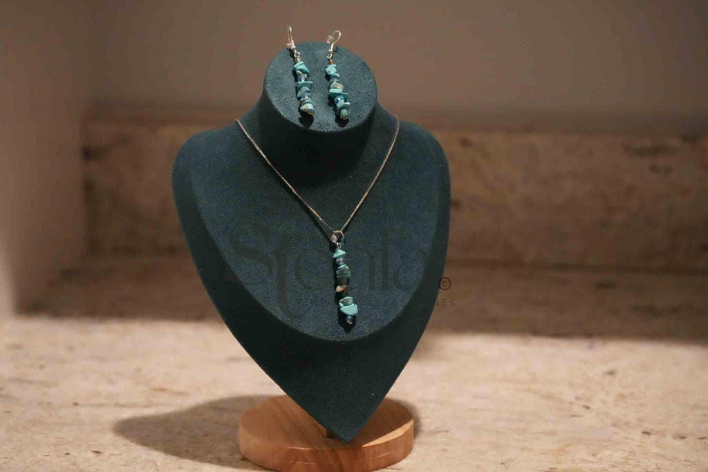 Beach Beauty Turquoise and Glass (earings only)