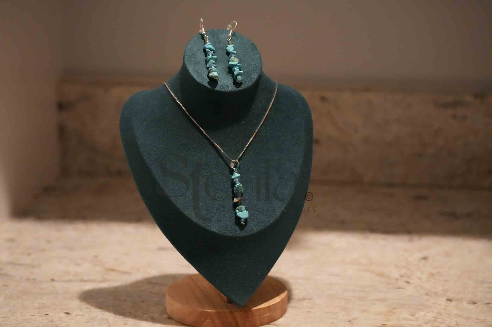 Beach Beauty Turquoise and Glass (earings only)