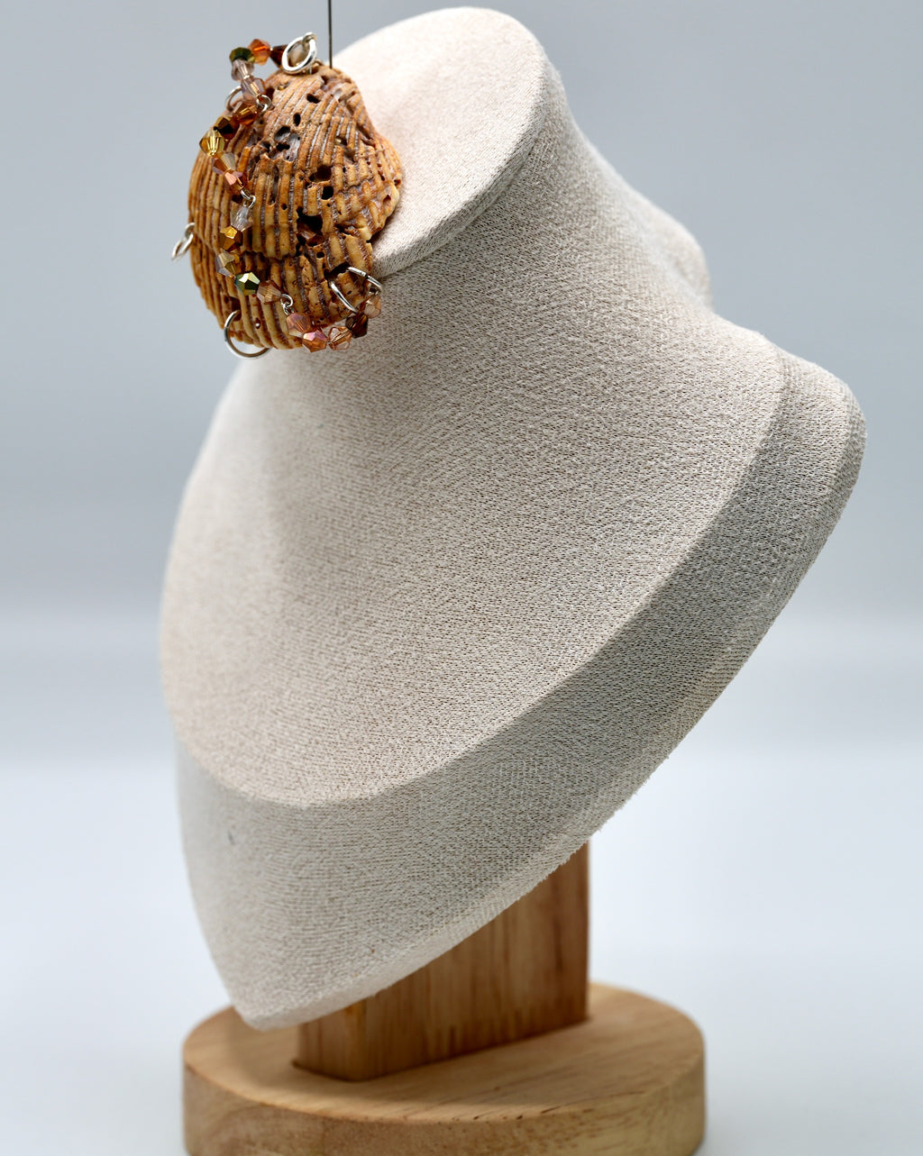 Pierced and Aged Seashell Pendant (Pendant Only)