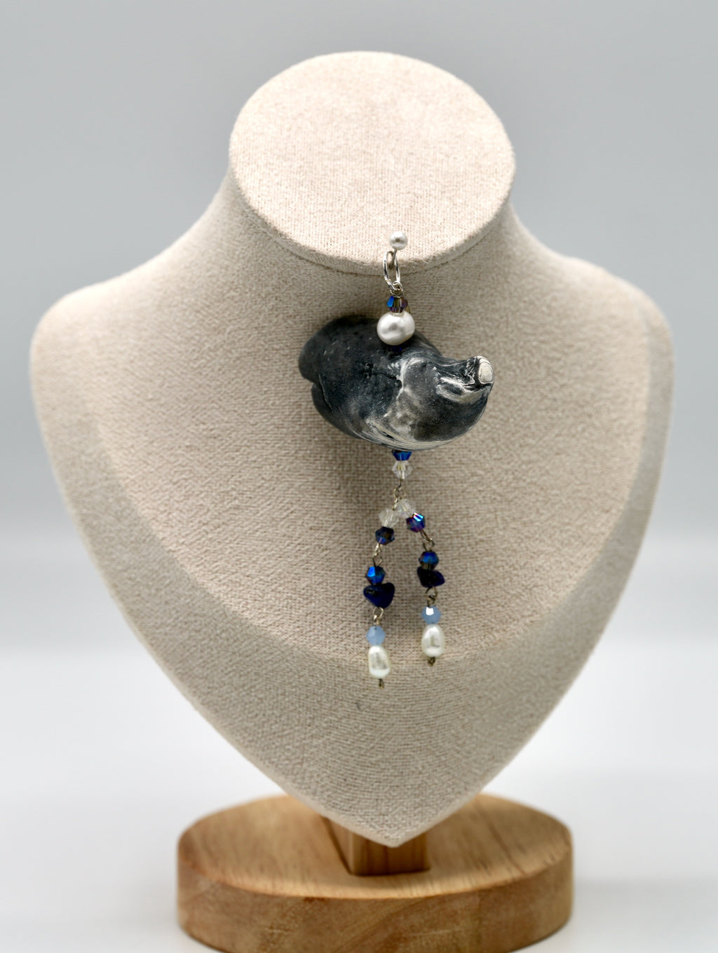 Dancing Woman Shell and Pearl Pendant (Pendant Only)