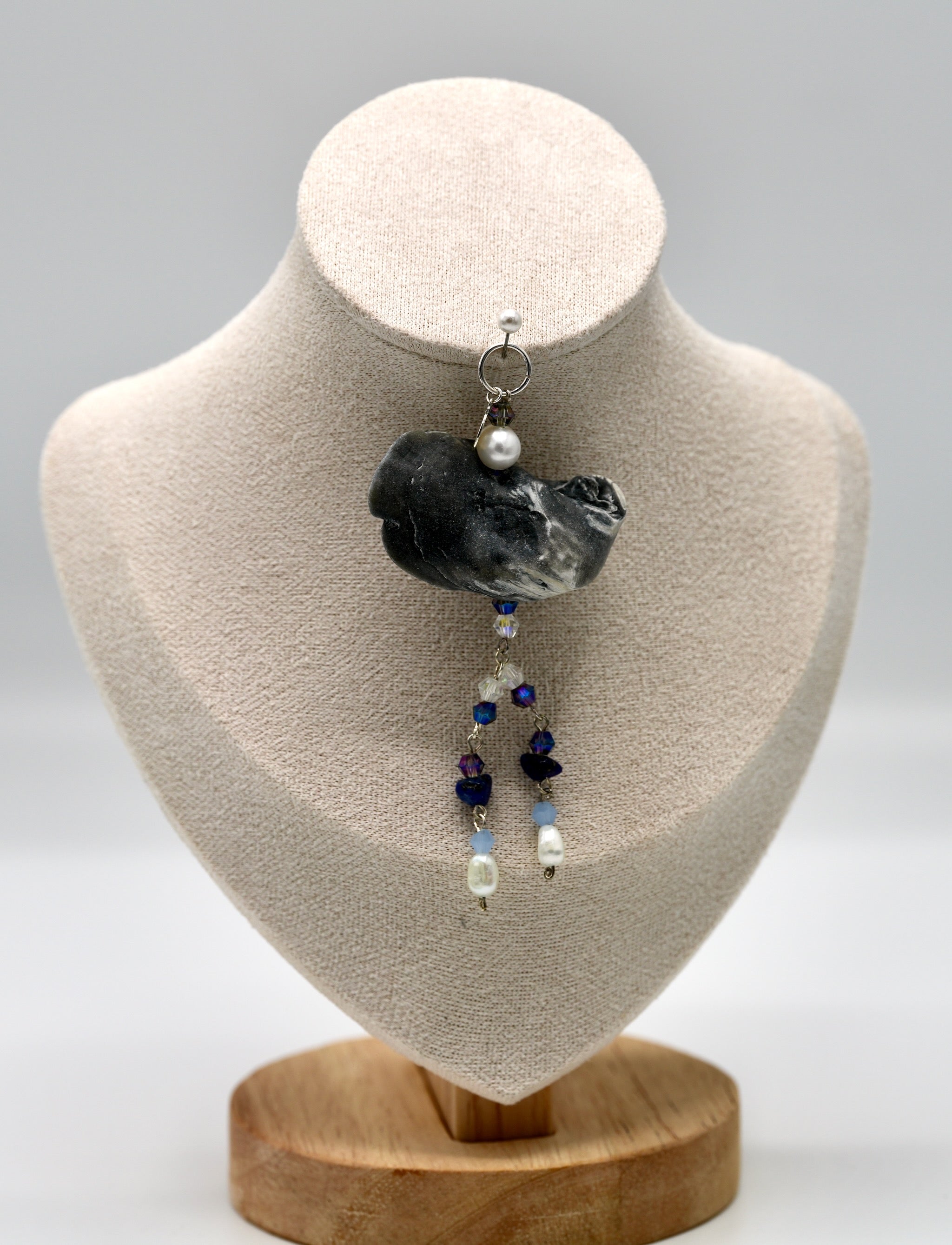 Dancing Woman Shell and Pearl Pendant (Pendant Only)