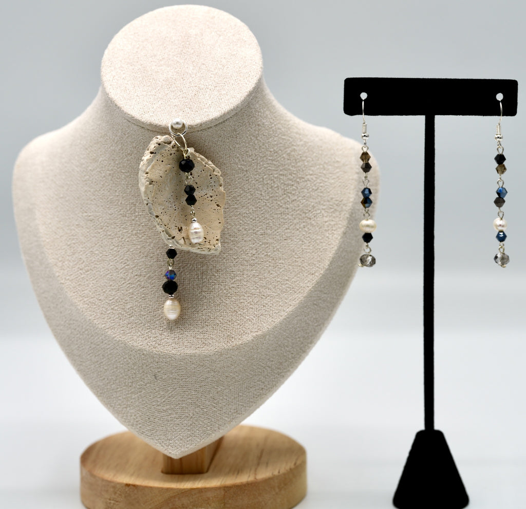 Black Long Earrings (earrings only)