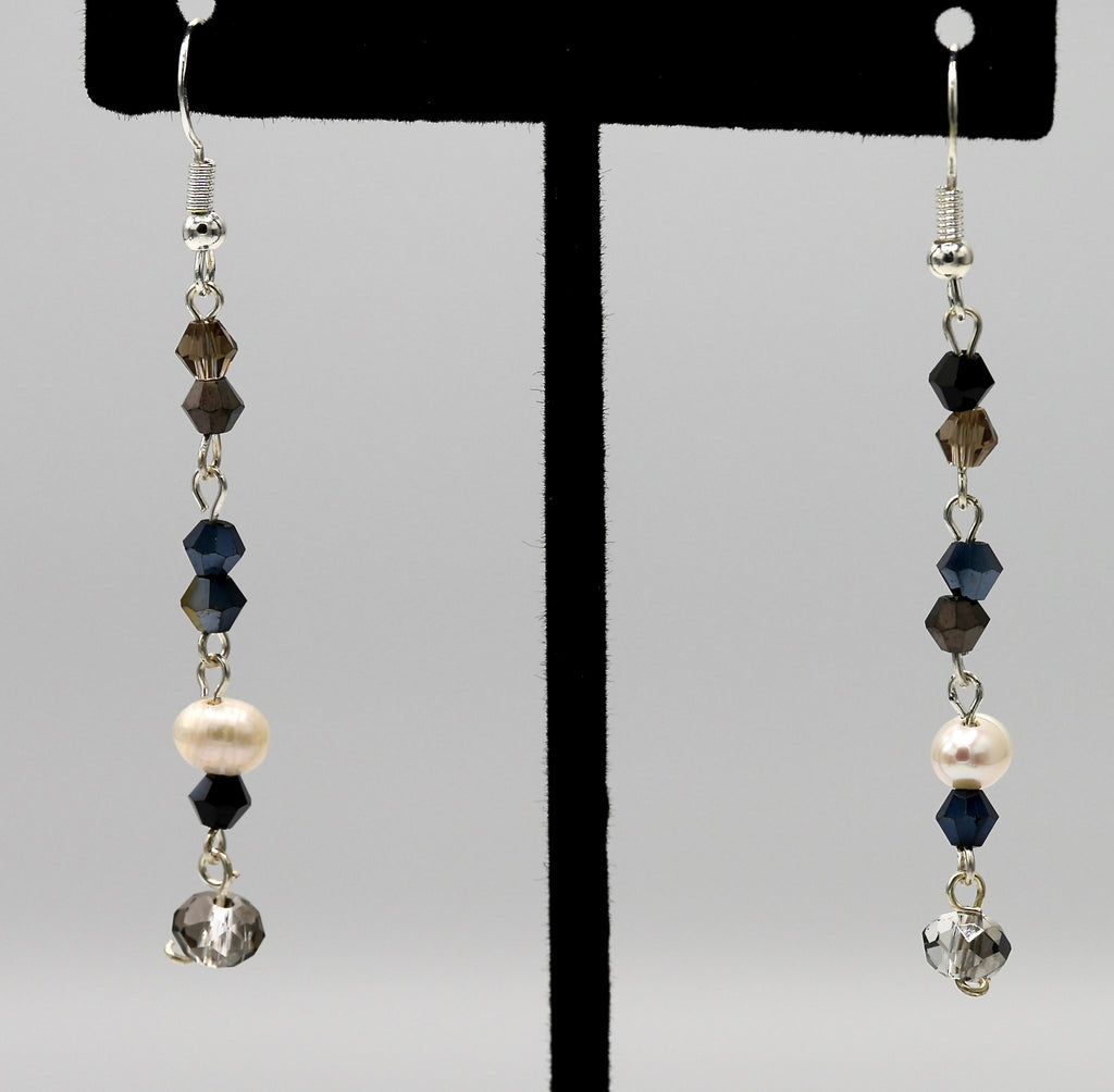 Black Long Earrings (earrings only)