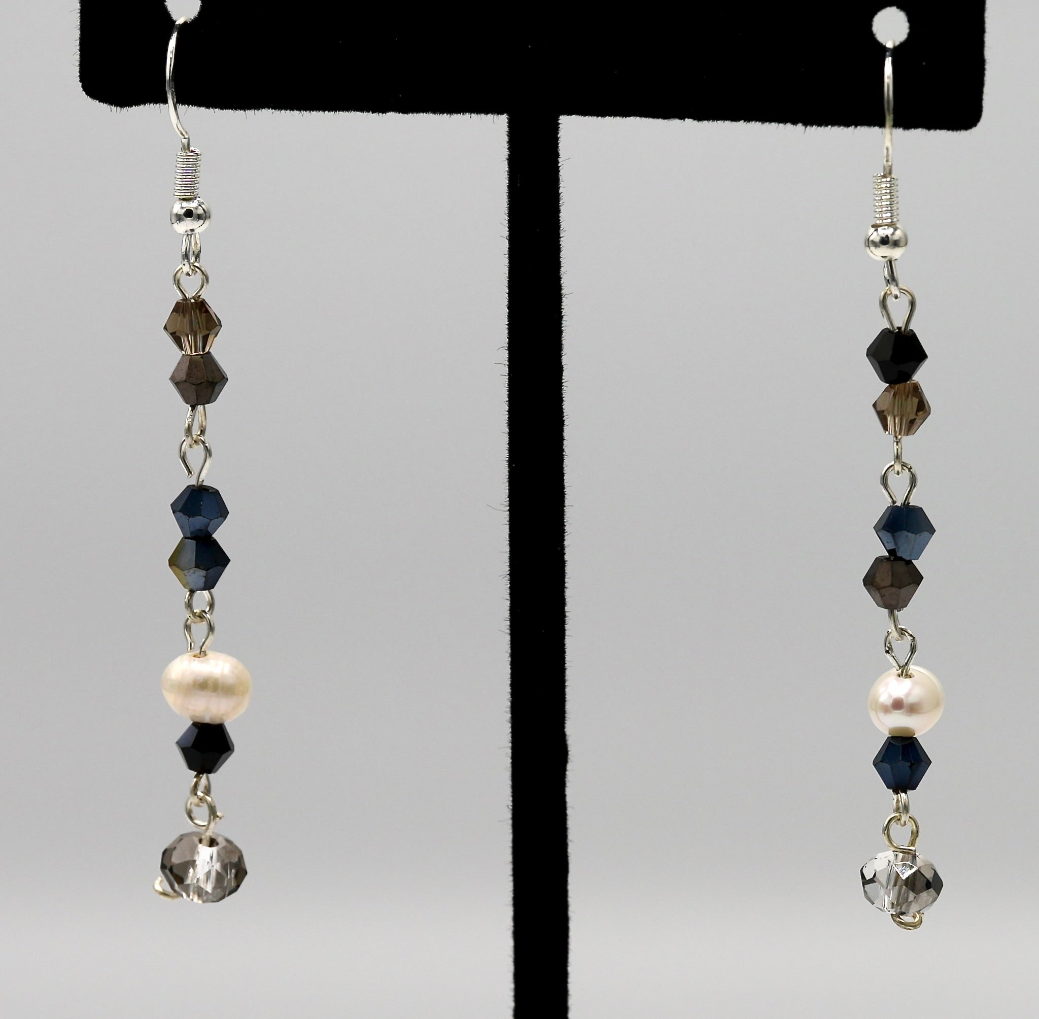 Black Long Earrings (earrings only)