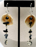 Black Shell Special Occasion Earrings (earrings only)