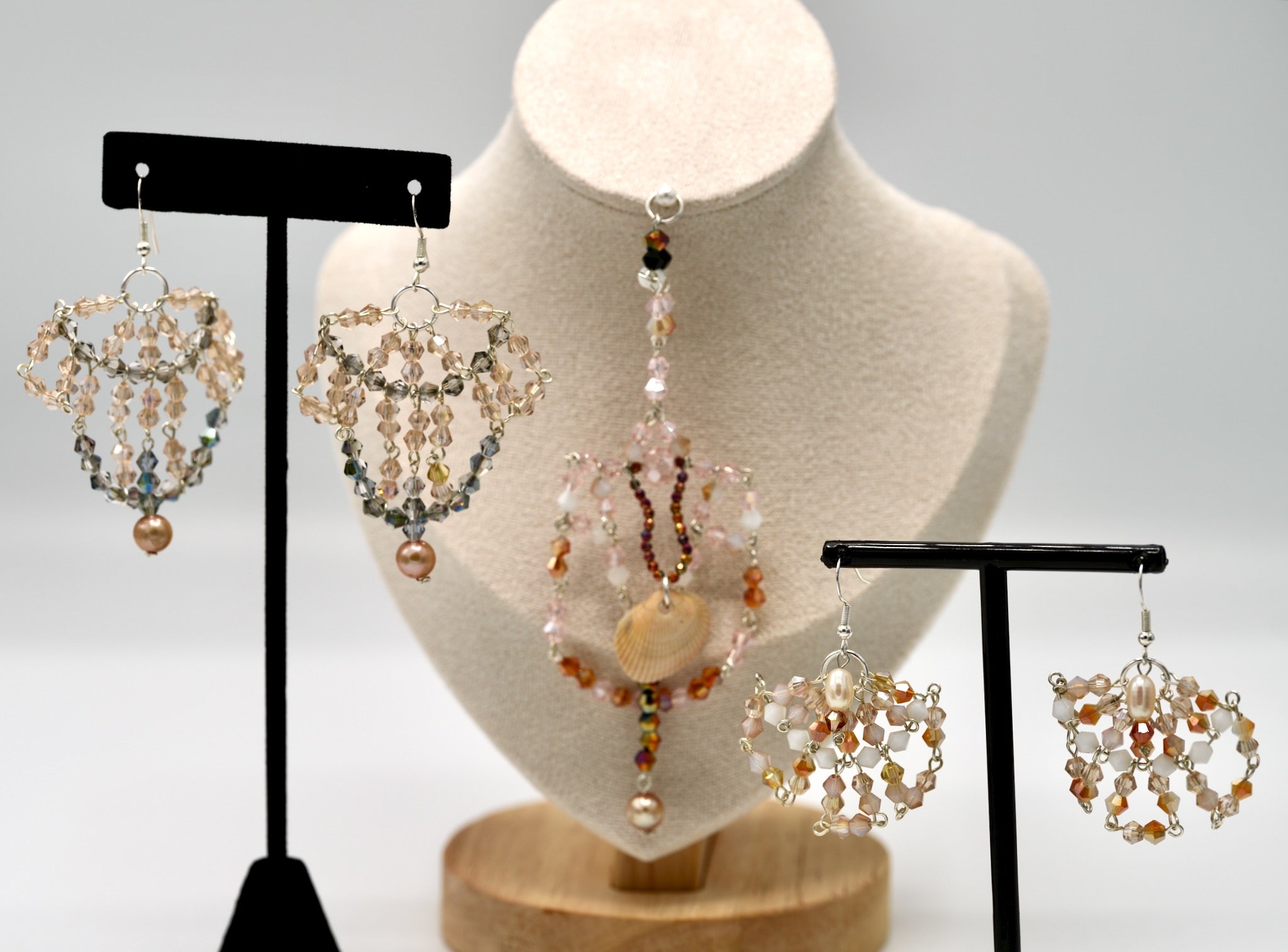 Pink Spoonbill Shell Pendant (Pendant Only)