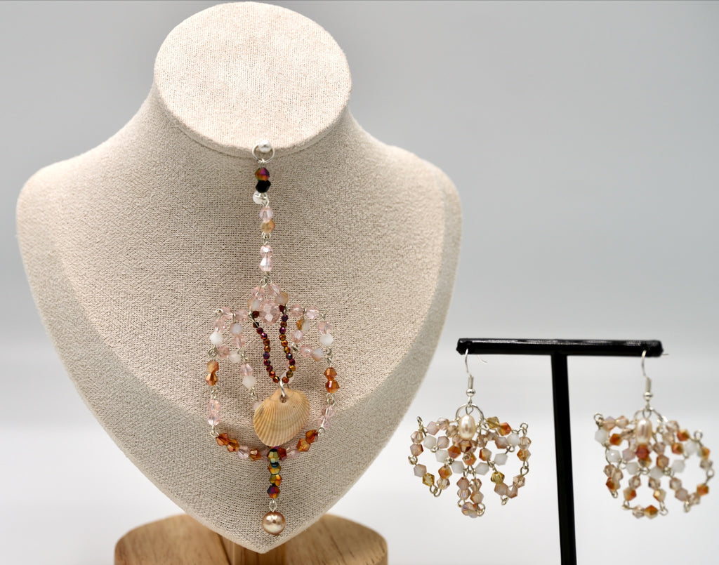 Spoonbill Pendant Set