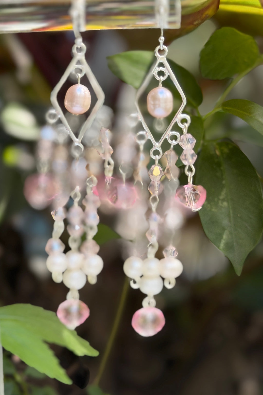 Pink Pearl Special Occasion Earrings (earrings only)