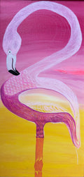 S Flamingo Archival Giclee Print