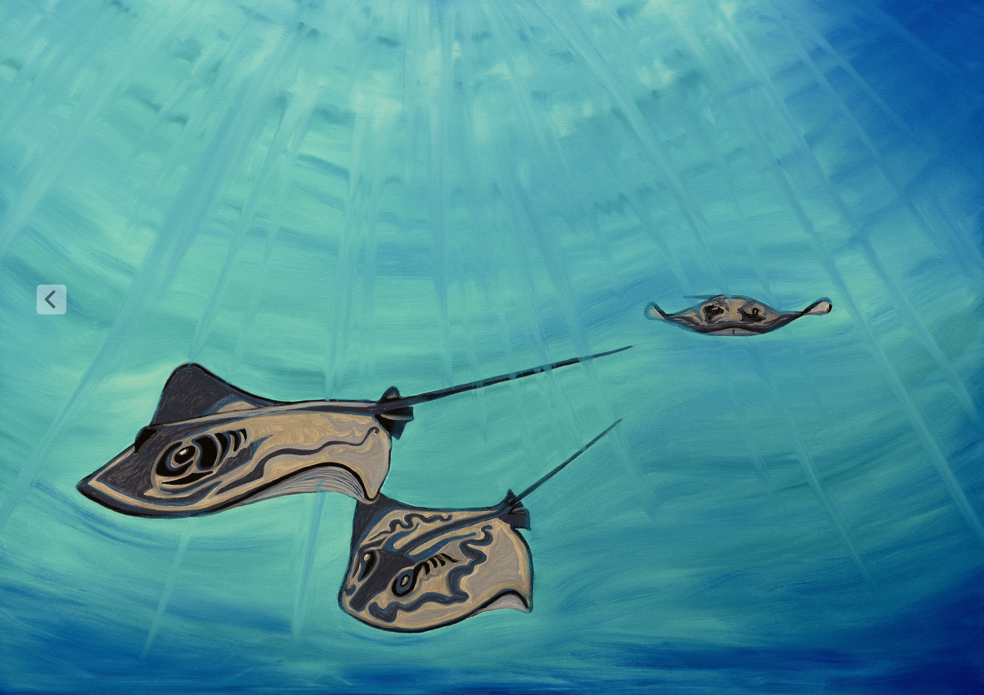 Rays with Swash Archival Giclee Print